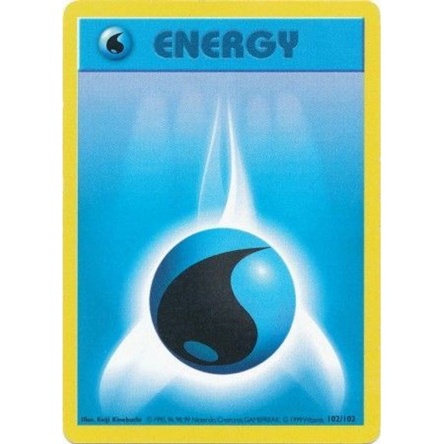 Water Energy (102/102) [Base Set (Shadowless)]