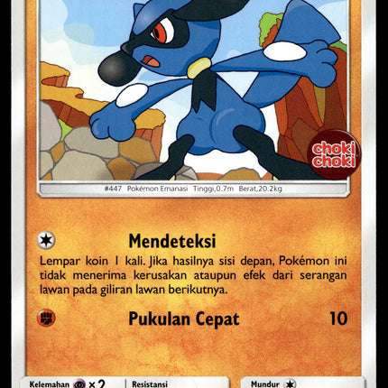 Riolu - 064/SM-P - NM - Indonesian Choki Choki - Promo - Pokemon - B1-55