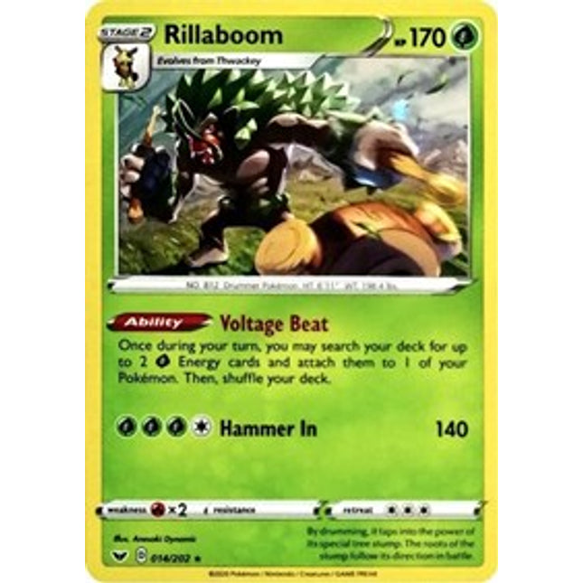 Rillaboom - 014/202 (Cosmos Holo) [Miscellaneous Cards & Products]