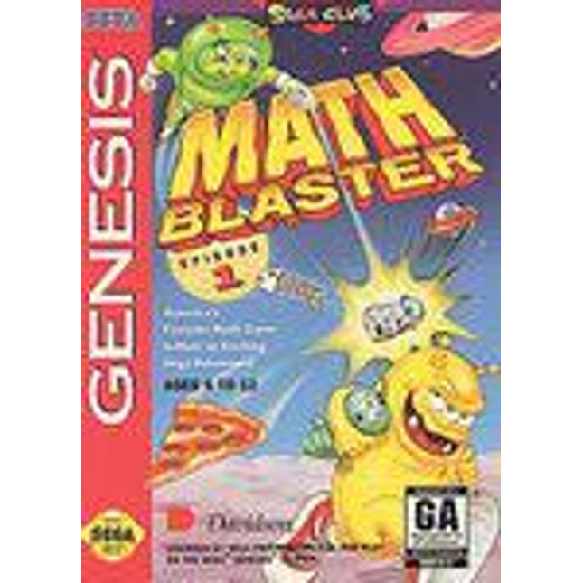 Math Blaster Episode 1 - Sega Genesis