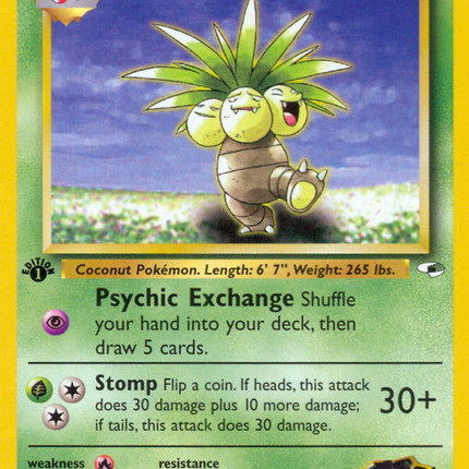 Erika's Exeggutor (44/132) [Gym Heroes 1st Edition]