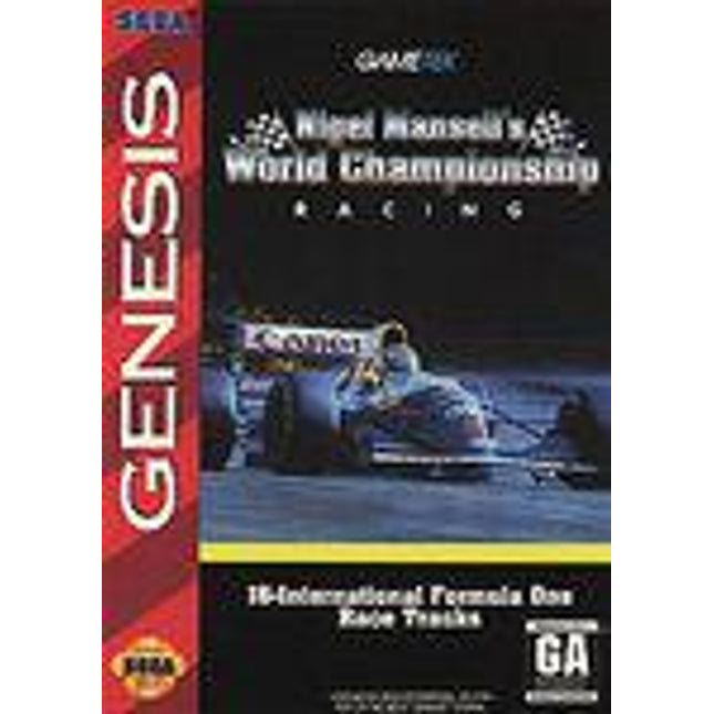 Nigel Mansell's World Championship Racing - Sega Genesis