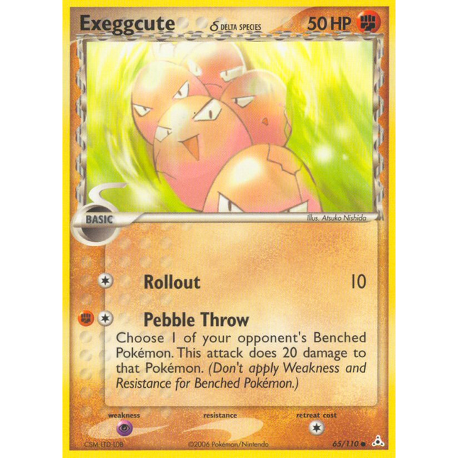 Exeggcute (65/110) (Delta Species) [EX: Holon Phantoms]