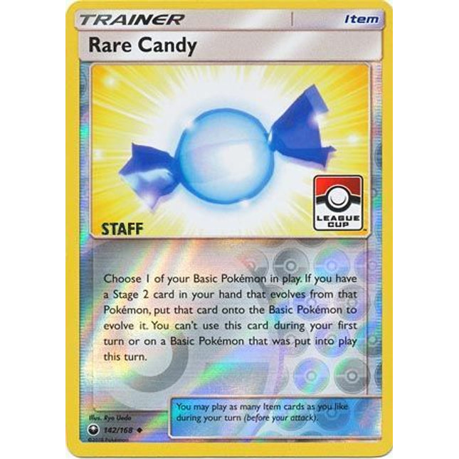 Rare Candy (142/168) (League Promo Staff) [Sun & Moon: Celestial Storm]