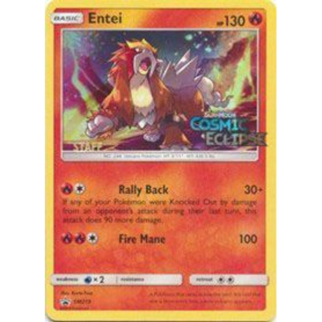 Entei (Staff Prerelease Promo) [SM Black Star Promos]