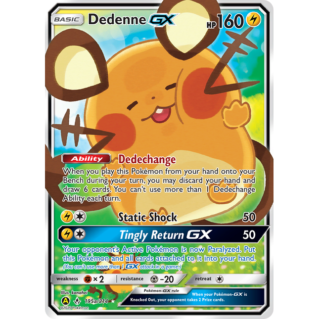 Dedenne GX (195a/214) [Alternate Art Promos]