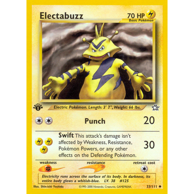 Electabuzz (33/111) [Neo Genesis 1st Edition]