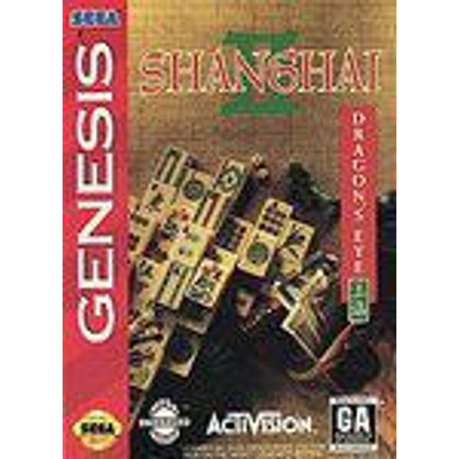Shanghai II Dragon's Eye - Sega Genesis