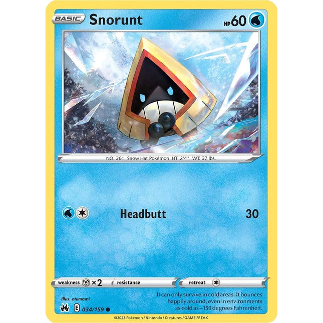 Snorunt (034/159) [Sword & Shield: Crown Zenith]