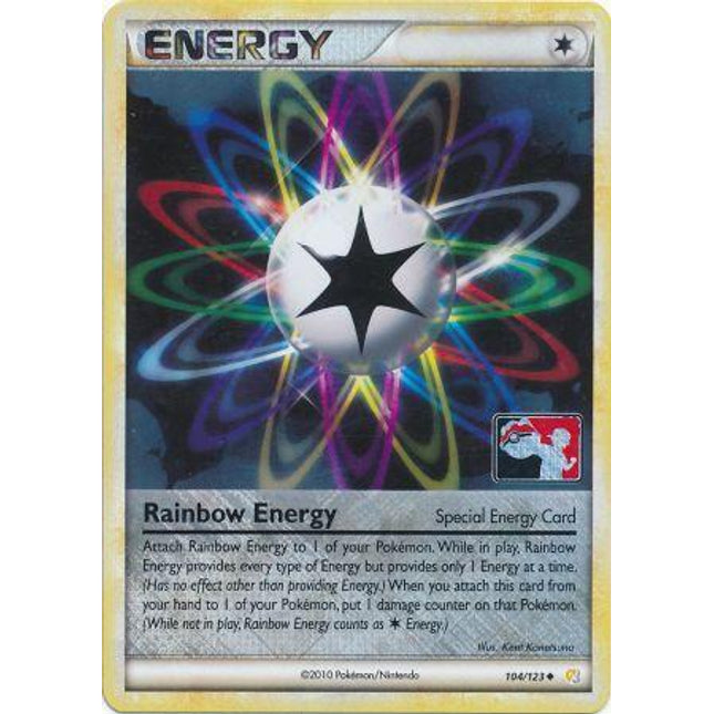 Rainbow Energy (104/123) (League Promo) [HeartGold & SoulSilver: Base Set]