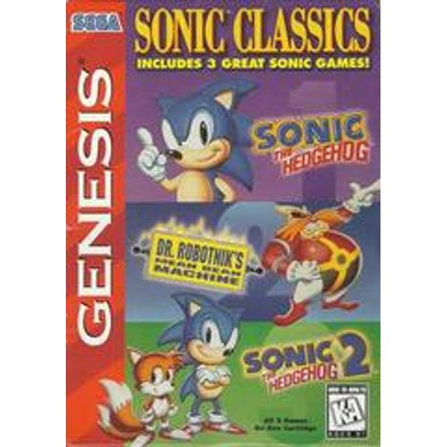 Sonic Classics - Sega Genesis