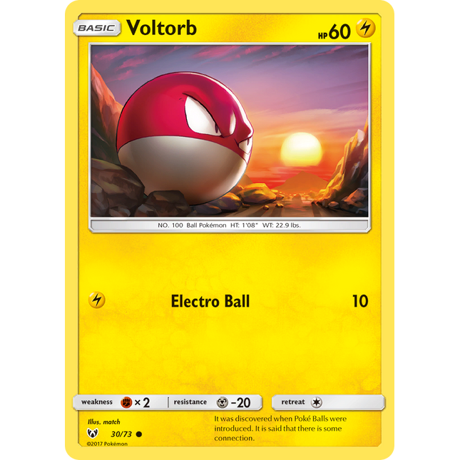 Voltorb (30/73) [Sun & Moon: Shining Legends]