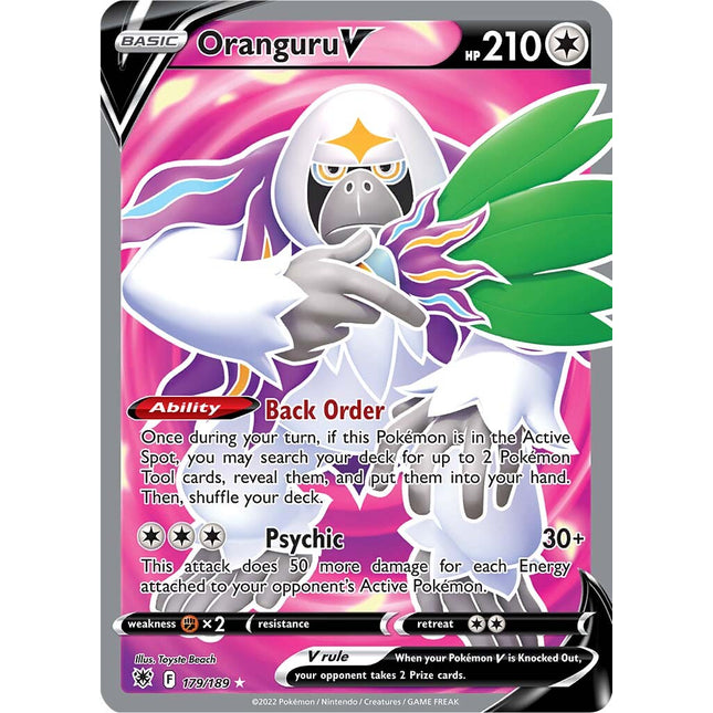 Oranguru V (179/189) [Sword & Shield: Astral Radiance]