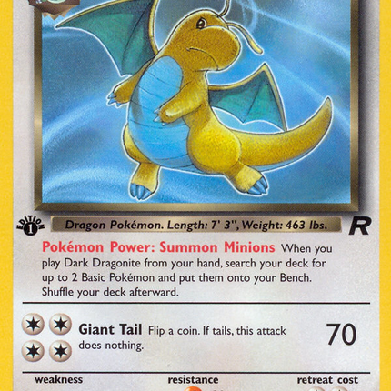 Dark Dragonite (22/82) [Team Rocket 1st Edition]