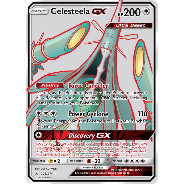Celesteela GX (208/214) [Sun & Moon: Unbroken Bonds]