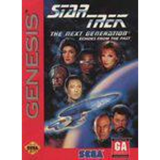 Star Trek Next Generation Echoes From the Past - Sega Genesis