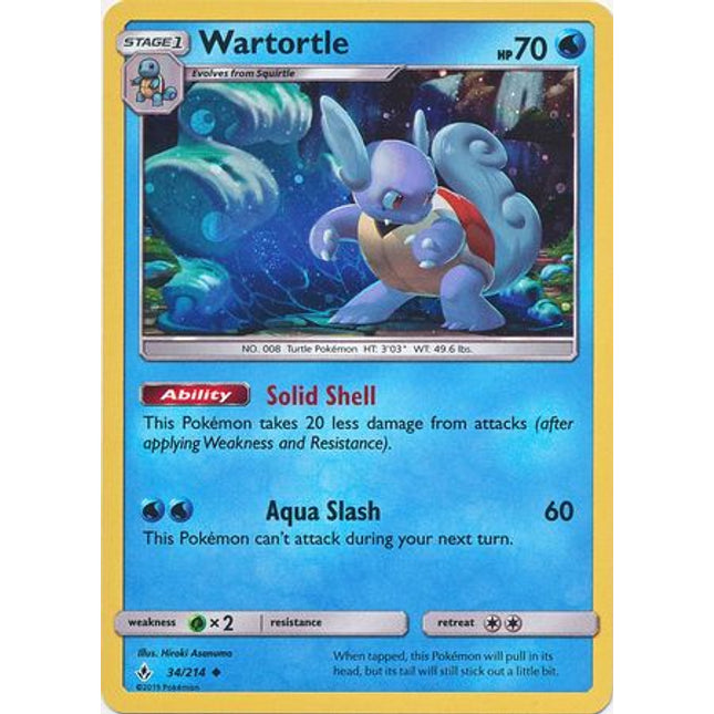 Wartortle (34/214) (Premium Collection Promo) [Sun & Moon: Unbroken Bonds]