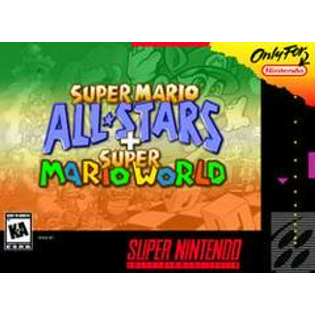 Super Mario All-stars and Super Mario World - Super Nintendo