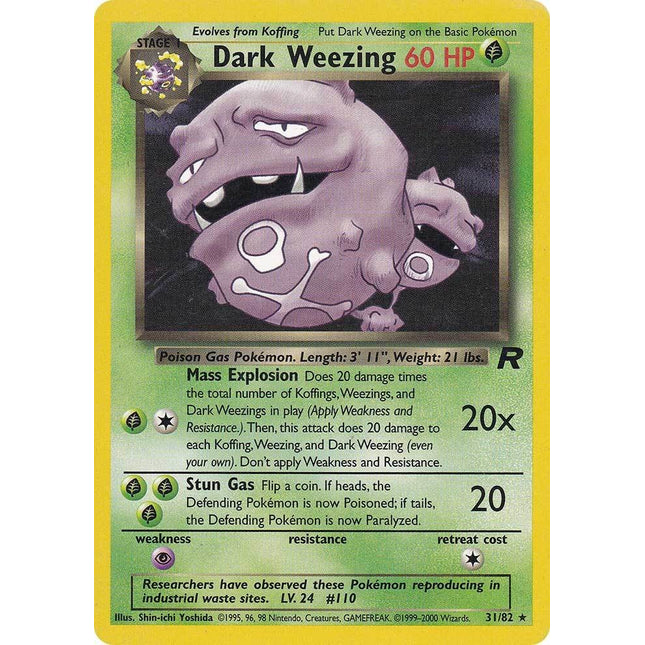Dark Weezing (31/82) [Team Rocket]