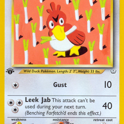 Farfetch'd (43/64) [Neo Revelation 1st Edition]