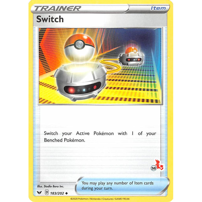 Switch (183/202) (Cinderace Stamp #58) [Battle Academy 2022]