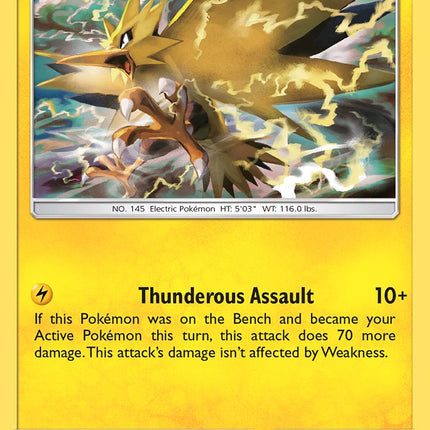 Zapdos (40/181) (Theme Deck Exclusive) [Sun & Moon: Team Up]