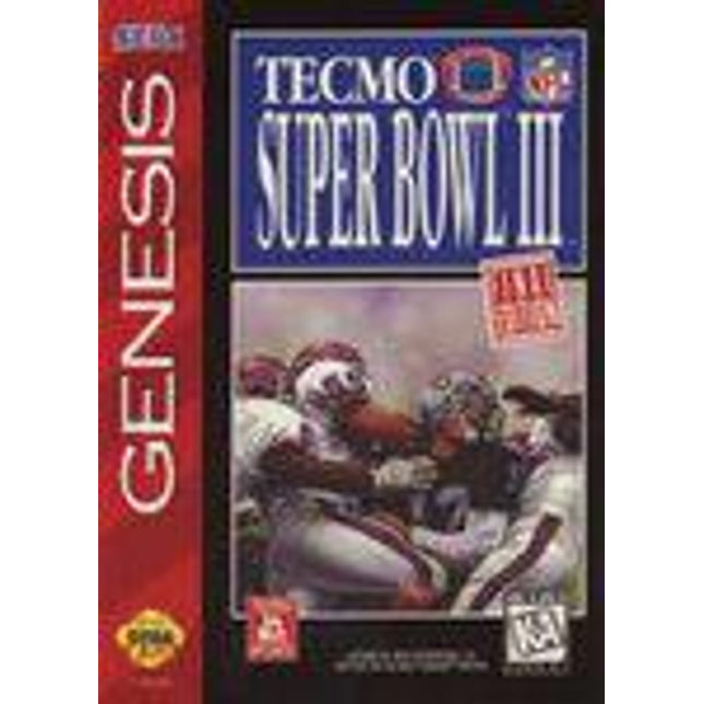 Tecmo Super Bowl III - Sega Genesis