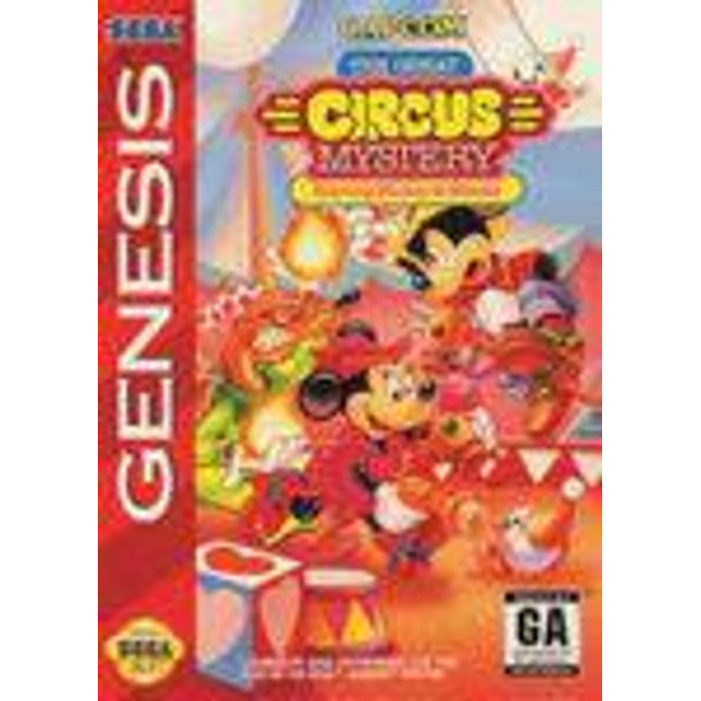 The Great Circus Mystery Starring Mickey and Minnie - Sega Genesis