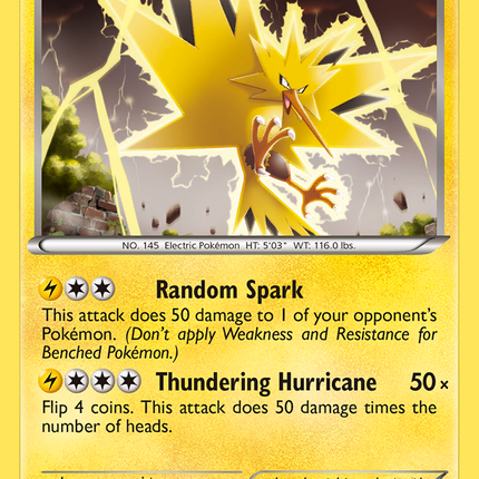 Zapdos (46/113) (Theme Deck Exclusive) [Black & White: Legendary Treasures]