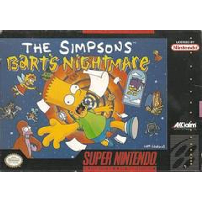 The Simpsons Bart's Nightmare - Super Nintendo