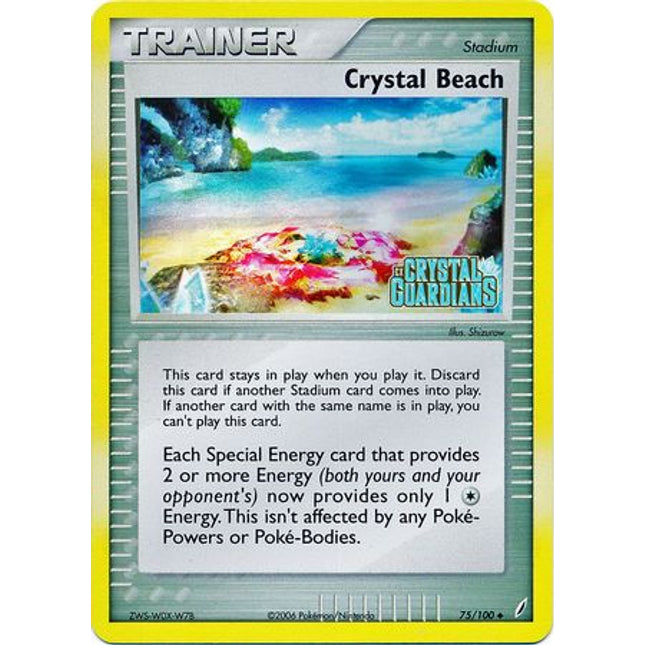 Crystal Beach (75/100) (Stamped) [EX: Crystal Guardians]