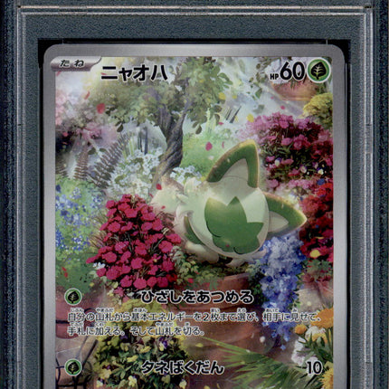 Sprigatito - 075/073 - PSA 10 - AR Japanese - SV1a - Pokemon - 55772