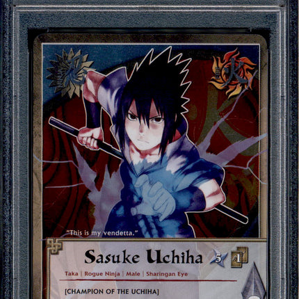 Sasuke Uchiha - pr 088 - PSA 10 - Top 64 Promo - Shonen Jump Event - Naruto CCG - 96273