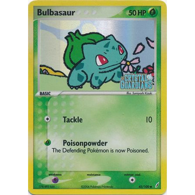 Bulbasaur (45/100) (Stamped) [EX: Crystal Guardians]