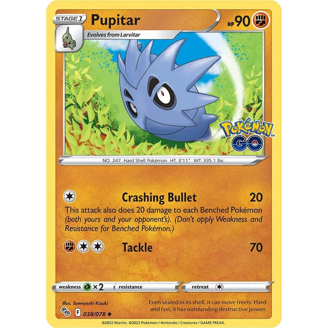Pupitar (038/078) [Pokémon GO]