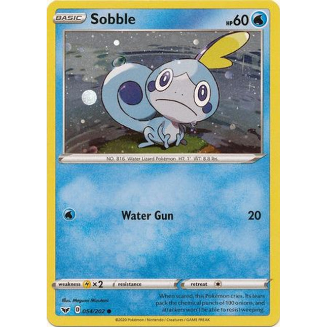 Sobble (054/202) (Cosmos Holo) [Sword & Shield: Base Set]