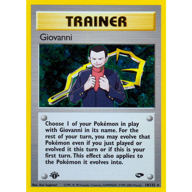 Giovanni (18/132) [Gym Challenge 1st Edition]
