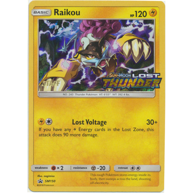 Raikou (Staff Prerelease Promo) [SM Black Star Promos]