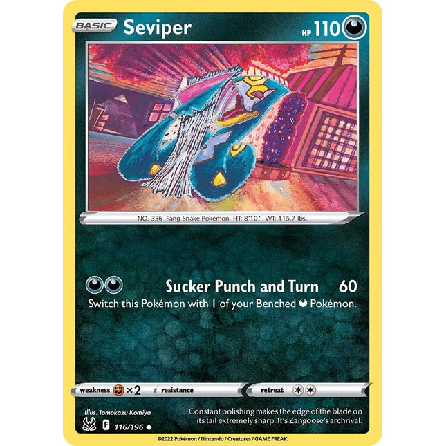 Seviper (116/196) [Sword & Shield: Lost Origin]