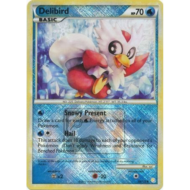 Delibird (39/123) (League Promo) [HeartGold & SoulSilver: Base Set]