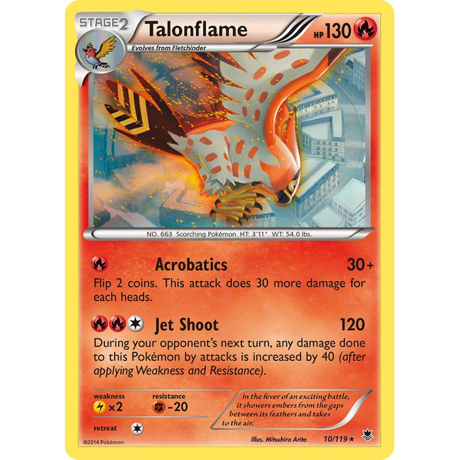 Talonflame (10/119) (Theme Deck Exclusive) [XY: Phantom Forces]