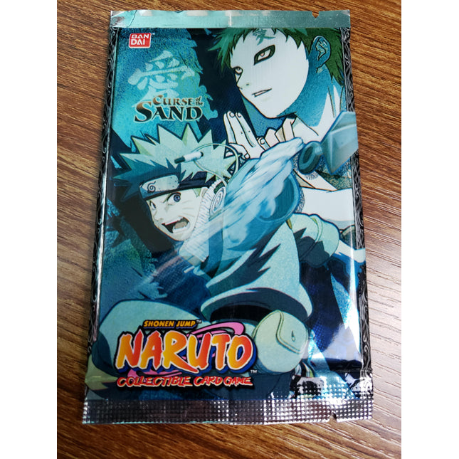 Curse of the Sand - Set 3 - Booster Pack x1 - Naruto & Gaara Art - Naruto CCG Card Game - Sealed