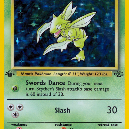 Scyther (10/64) [Jungle 1st Edition]