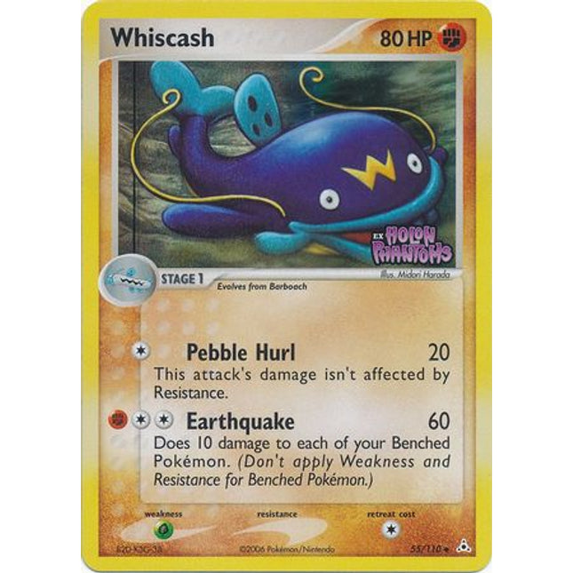 Whiscash (55/110) (Stamped) [EX: Holon Phantoms]