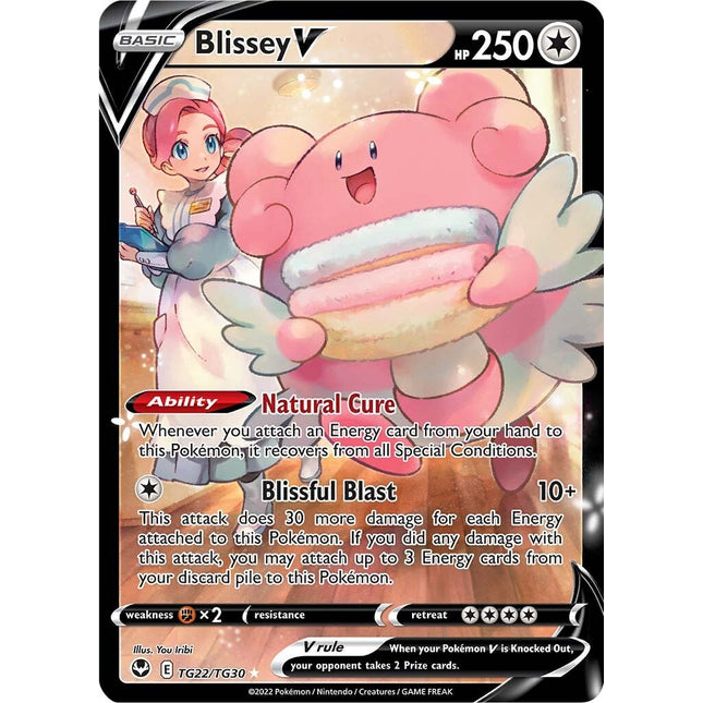 Blissey V (TG22/TG30) [Sword & Shield: Silver Tempest]