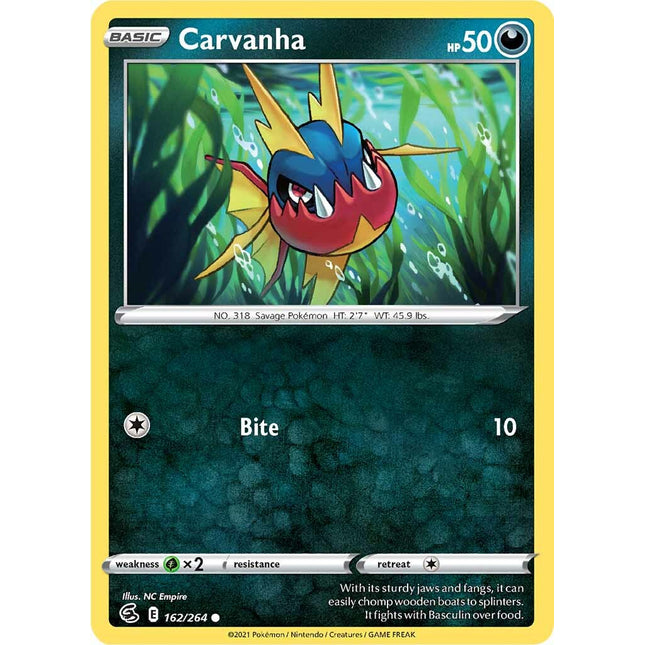 Carvanha (162/264) [Sword & Shield: Fusion Strike]