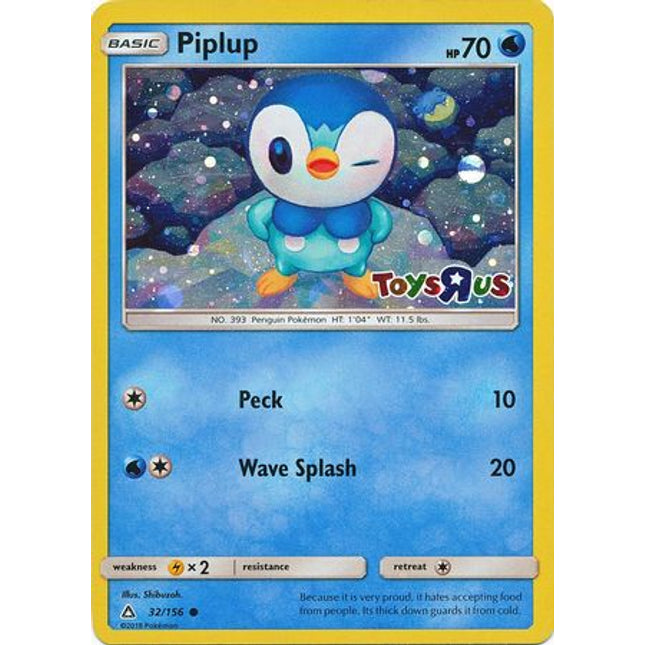 Piplup (32/156) (Toys R Us Promo) [Sun & Moon: Ultra Prism]