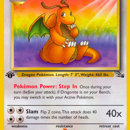 Dragonite (19/62) [Fossil 1st Edition]