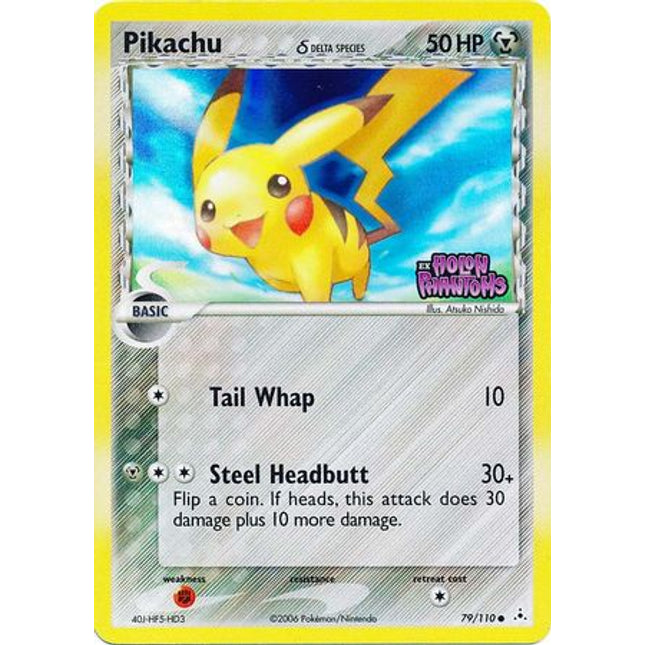 Pikachu (79/110) (Delta Species) (Stamped) [EX: Holon Phantoms]