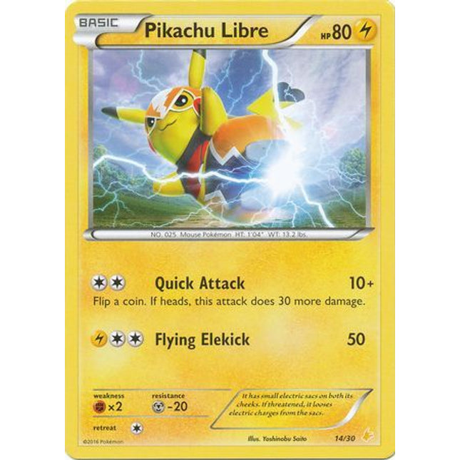 Pikachu Libre (14/30) [XY: Trainer Kit 3 - Pikachu Libre]